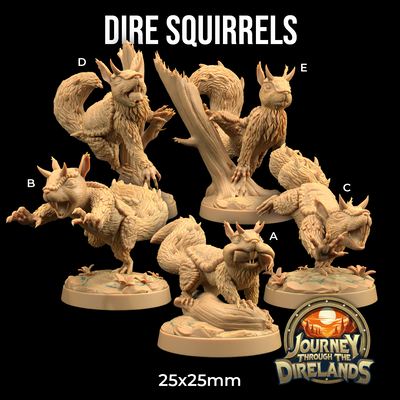 Ardillas - Dire Squirrels - Journey through the Direlands
