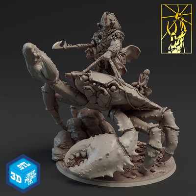 Capitan Jinete sobre Cangrego Gigante - Ogros Pirata - Titan Forge