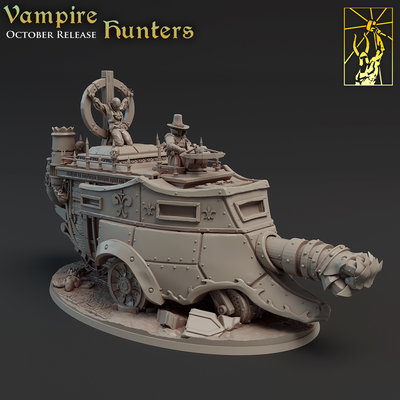 Carruaje a vapor - Cazadores de Vampiros - Titan Forge