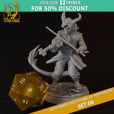 Tiefling Bardo - Titan Forge