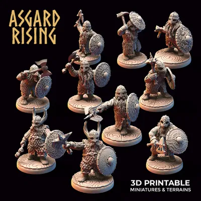 Enanos Guerreros - Asgard Rising