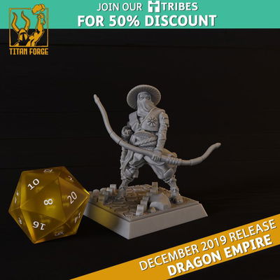 Arqueros Ashigaru - Dragon Empire - Titan Forge