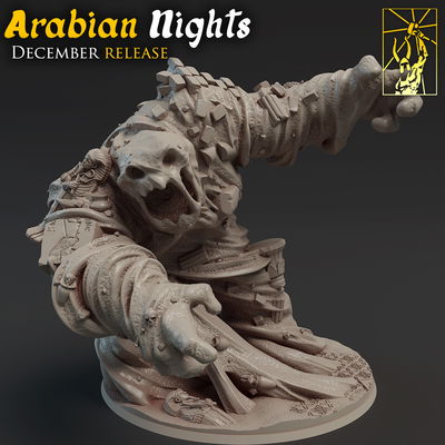 Golem de Arena - Arabian Nights- Titan Forge