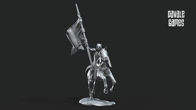 Grey Castle Banner Mounted - Grey Castle -  Davale Games