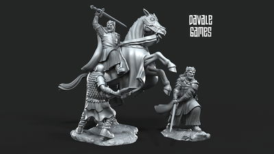 High King of Grey Castle mtd and foot - Grey Castle -  Davale Games
