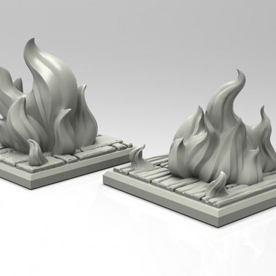 Fire Token -  Adaevy Creations