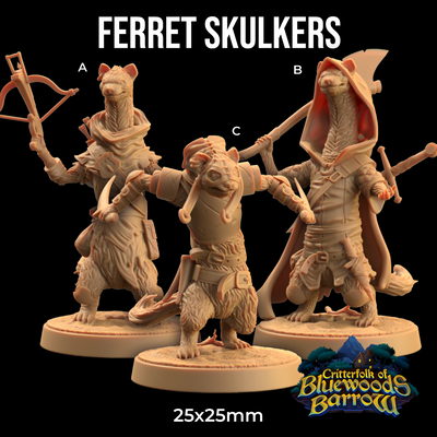 Ferret Skulkers - The Critterfolk of Bluewoods Barrows