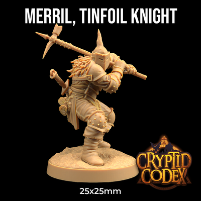 Merril, Tinfoil Knight - Cryptid Codex