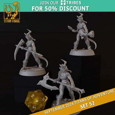 Luchadora Tiefling - Titan Forge