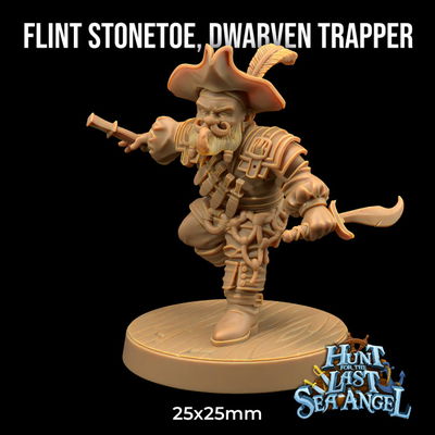 Flint Stonetoe, Dwarven Trapper - The Last Sea Angel