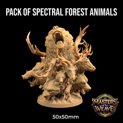 Manada de Animales Espectrales Forestales - Masters of the Weave