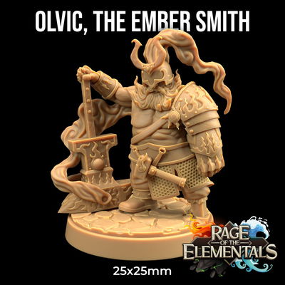 Olvic, the Ember Smith - Rage of The Elementals
