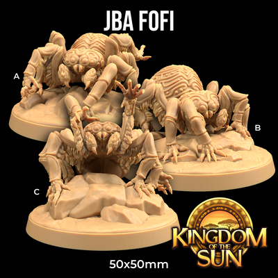 Jba Fofi (arañas) - Kingdom of the Sun