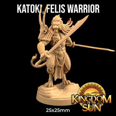 Katoki, Guerrero Felis (Lion Folk)  - Kingdom of the Sun