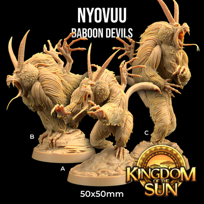 Nyovuu, Babuinos endemoniados - Kingdom of the Sun