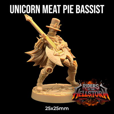 Unicorn Meat Pie Bassist - Riders of the Hellstorm