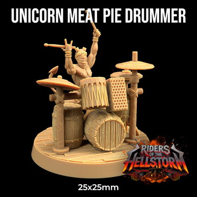 Unicorn Meat Pie Drummer - Riders of the Hellstorm
