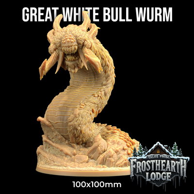 Great White Bull Wurm - Tales from Frosthearth Lodge
