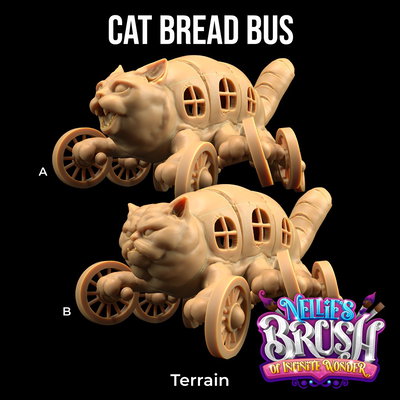 Cat Bread Bus - Nellie's Brush of Infinite Wonder