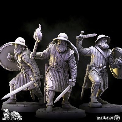 Militia Footmen - House Lionheart - Bestiarum