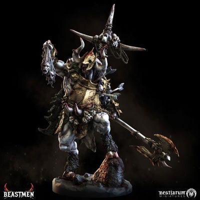 Grimscar the Beastlord - Beastman - Bestiarum