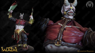 Gladiator Ravager - Court of Balazar - Bestiarum
