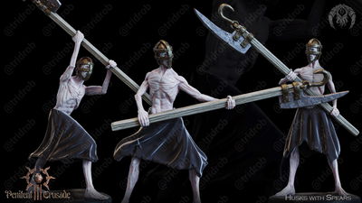 Husks with Spears - Penitent Crusade - Bestiarum