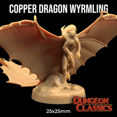Dragón de Cobre Wyrmling - Dungeon Classic