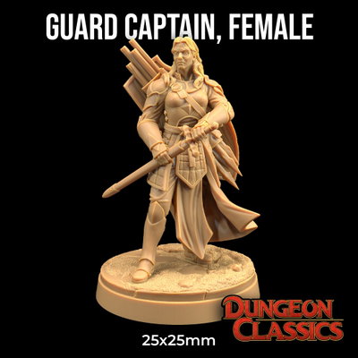Capitán de la Guardia (mujer) - Dungeon Classic