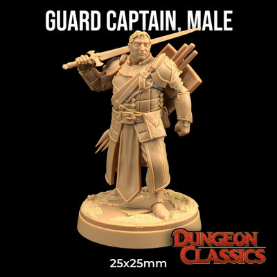 Capitán de la Guardia (hombre) - Dungeon Classic