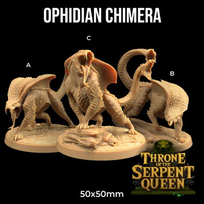 Ophidian Chimera- Throne of the Serpent Queen
