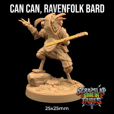 Can Can, Ravenfolk Bard- Scrapslap Goblin Tribes