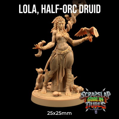 Lola, Druida Semi Orco - Scrapslap Goblin Tribes