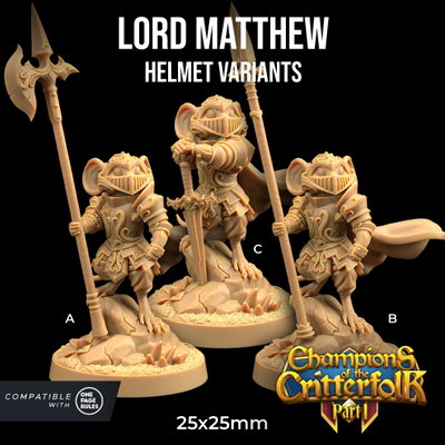 Lord Matthew  - Champions of the Critterfolk