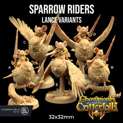 Sparrow Riders  - Champions of the Critterfolk