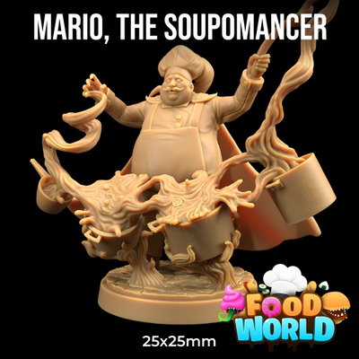 Mario, the Soupomancer - Food World