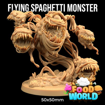 Flying Spaghetti Monster (beholder) - Food World