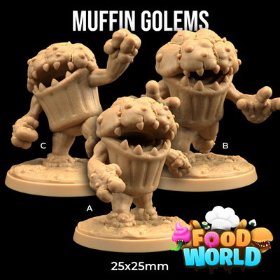Muffin Golems - Food World