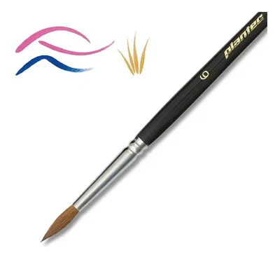 Pincel Redondo Plantec (S.8100) - Pelo Kolinsky Legitimo