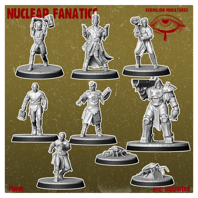 Nuclear Fanatics - Fallout - Vermilion Miniatures