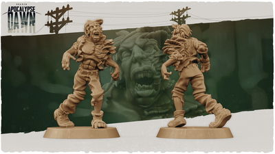 Zombie (Con Esporas) - Apocalypse Dawn - Kraken Studio