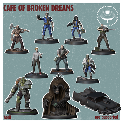 Cafe of Broken Dreams - Fallout - Vermilion Miniatures