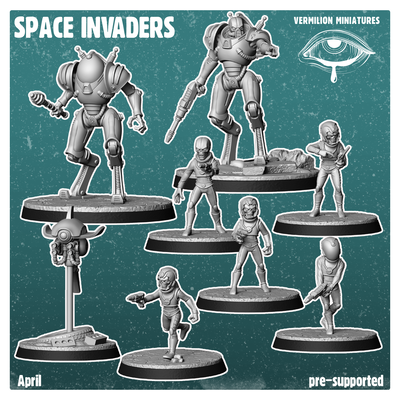 Space Invaders - Fallout - Vermilion Miniatures