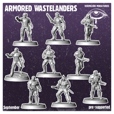 Armored Wastelanders - Fallout - Vermilion Miniatures