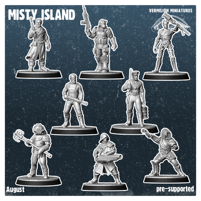 Misty Island - Fallout - Vermilion Miniatures