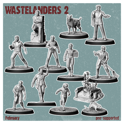 Wastelanders 2 - Fallout - Vermilion Miniatures