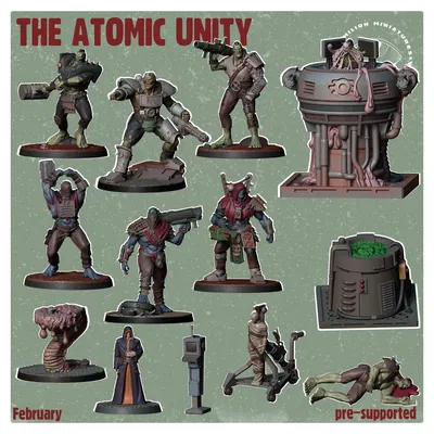  Atomic Unity - Fallout - Vermilion Miniatures