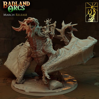 Jinete Orco Dragon - Badland Orcs - Titan Forge