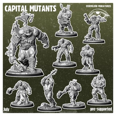 Capital Mutants - Fallout - Vermilion Miniatures