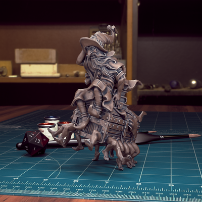 Rincewind con El Equipaje - Mundo Disco - Tytan Troll